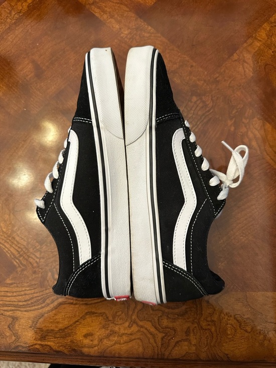 VANS 8.5 Women’s Black & White Old Skool Skate Shoes - Picture 3 of 7